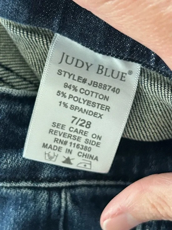 Judy Blue Women's Denim Joggers Size 7/28 - Picture 11 of 11